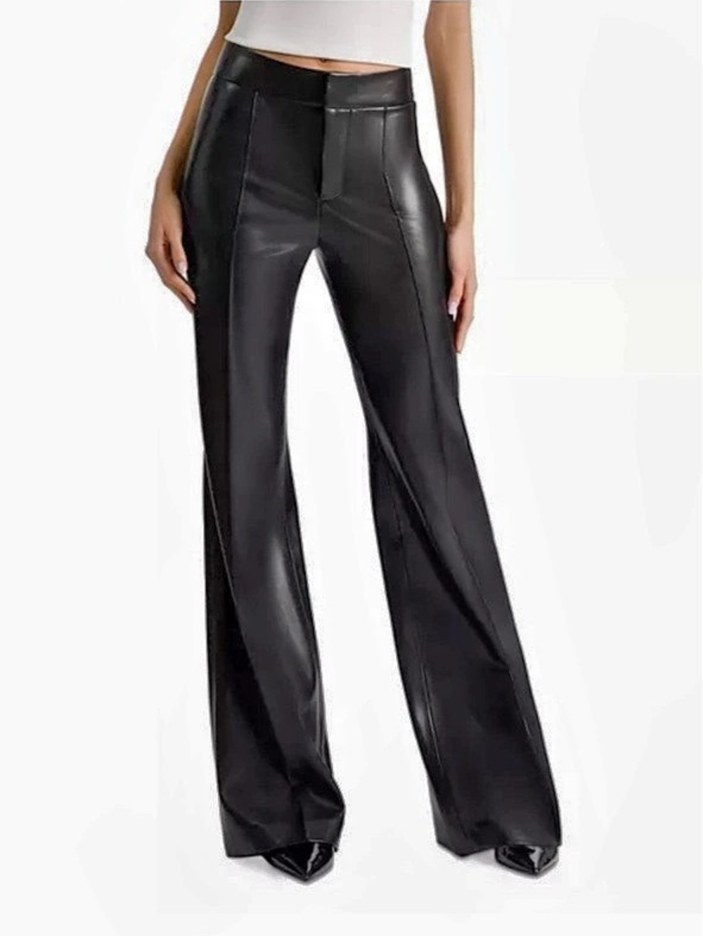 ALICE & OLIVIA Dylan High Waist Wide Leg Pants